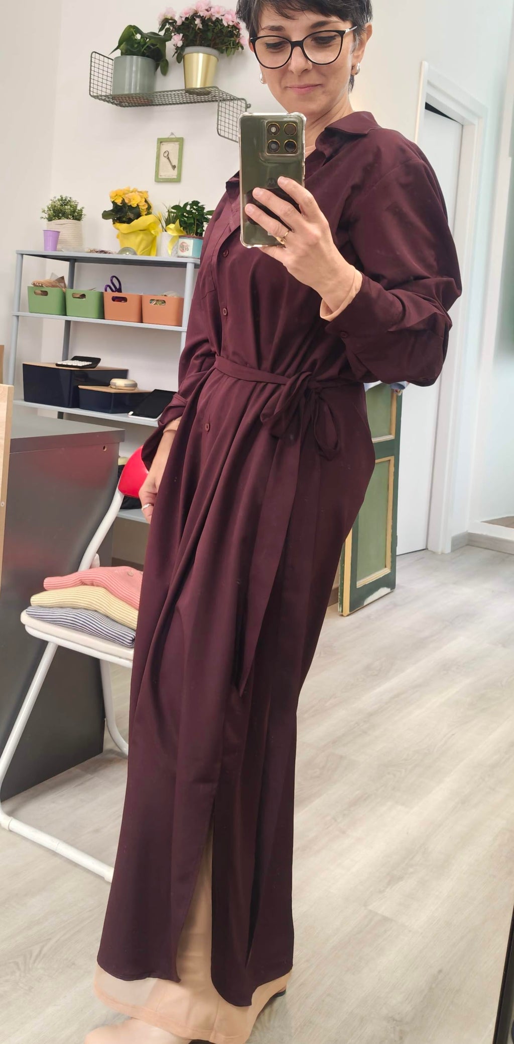 Abito sartoriale Chemisier