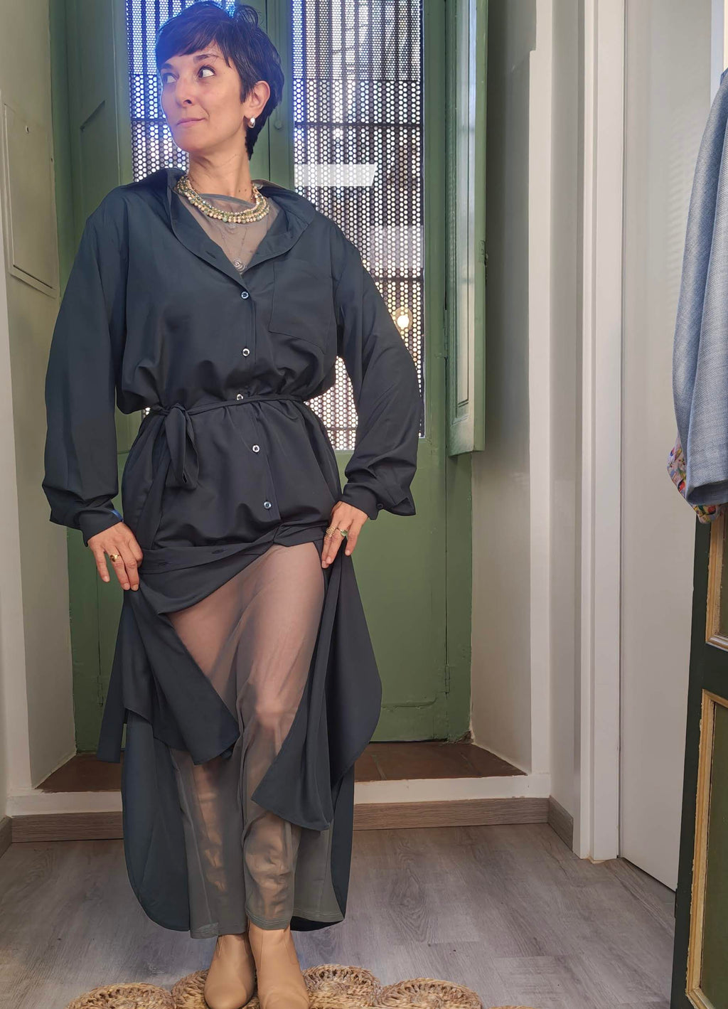Abito sartoriale Chemisier