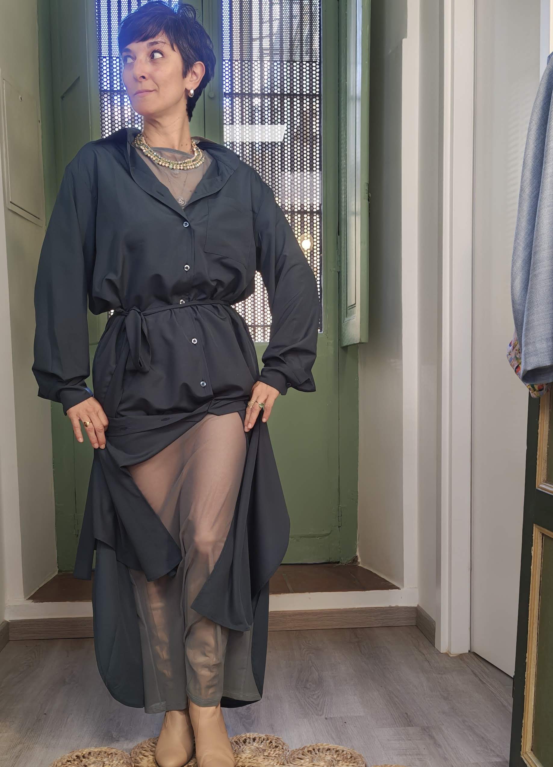 Abito sartoriale Chemisier