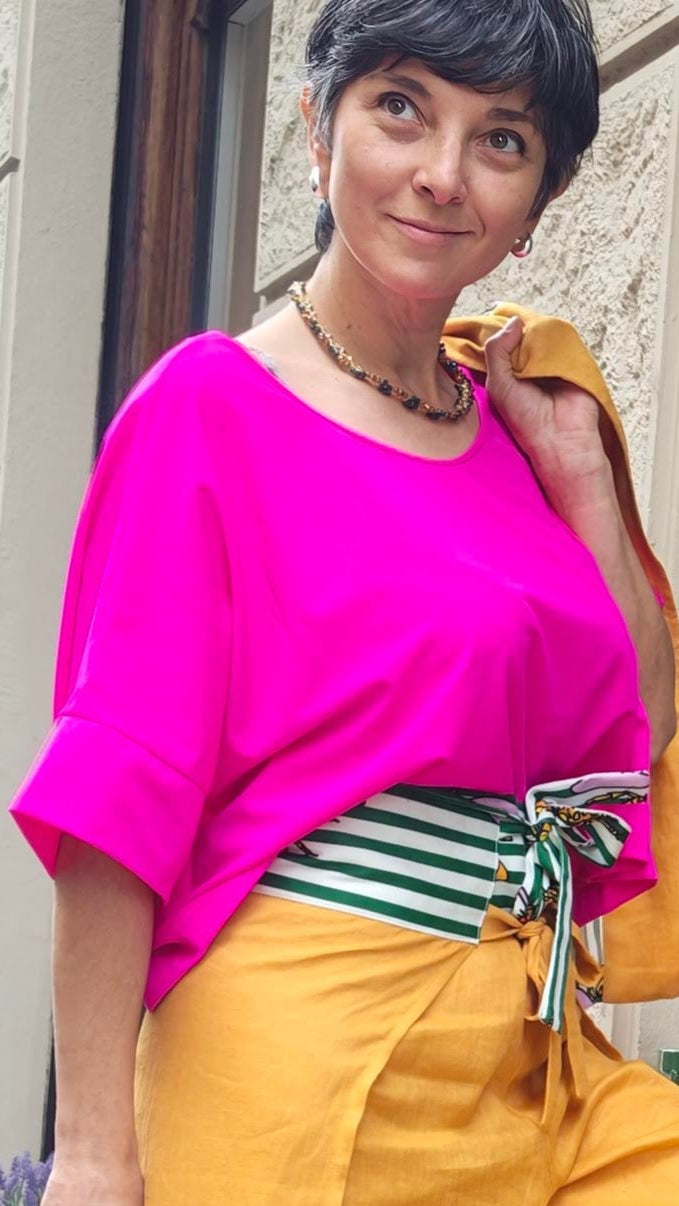 Casacca sartoriale Bouganvillea