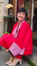 Kimono sartoriale Vichy