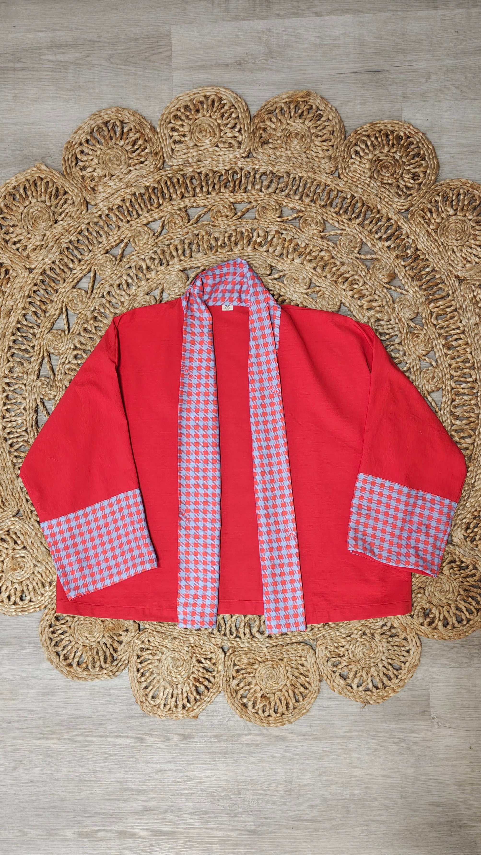 Kimono sartoriale Vichy