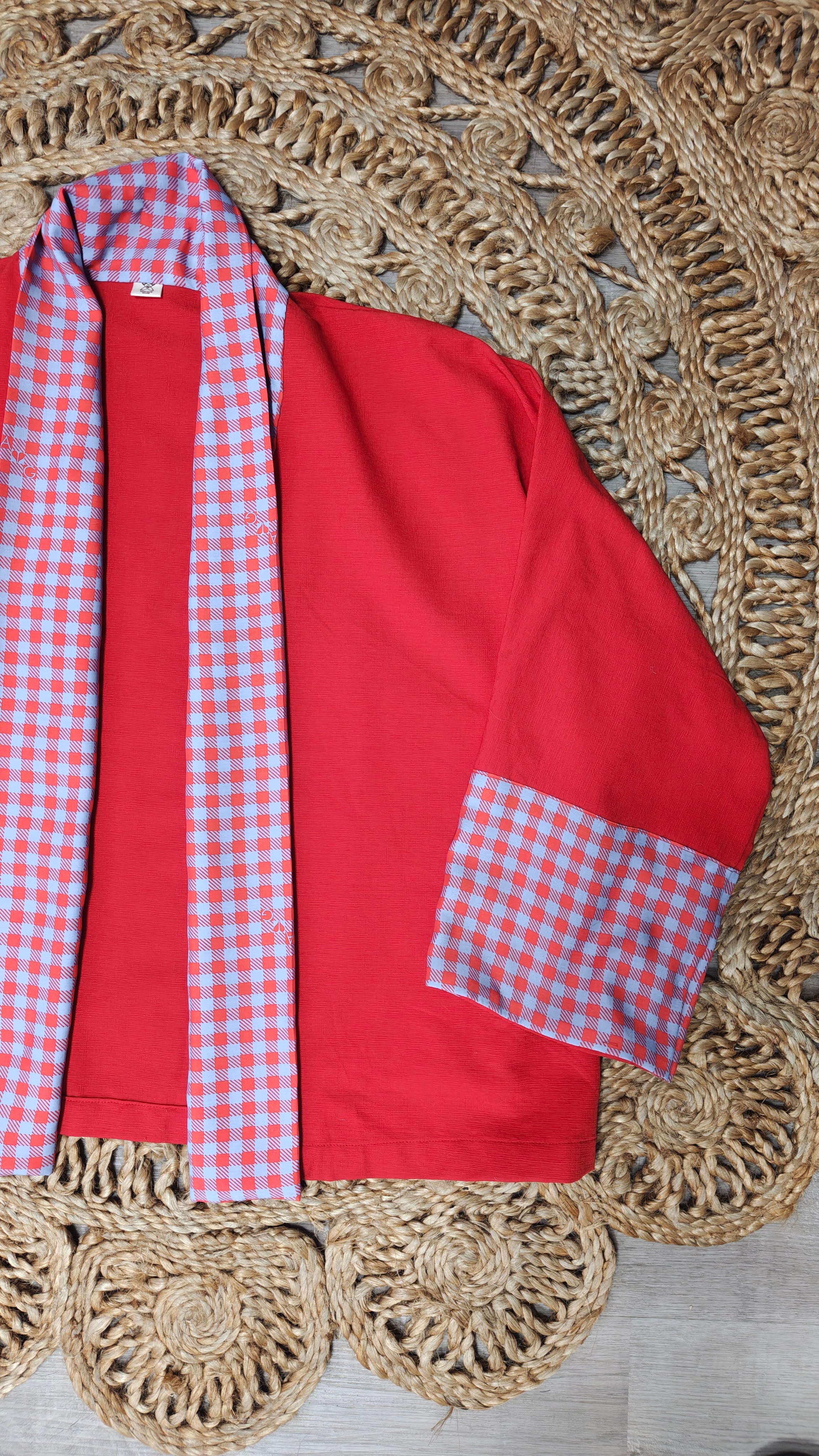 Kimono sartoriale Vichy