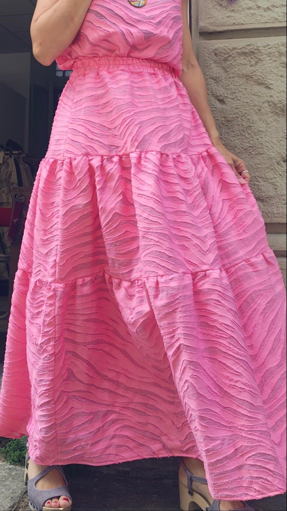 Gonna sartoriale Pink