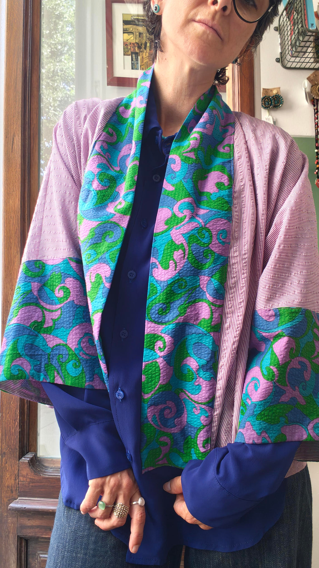 Kimono sartoriale Lavanda