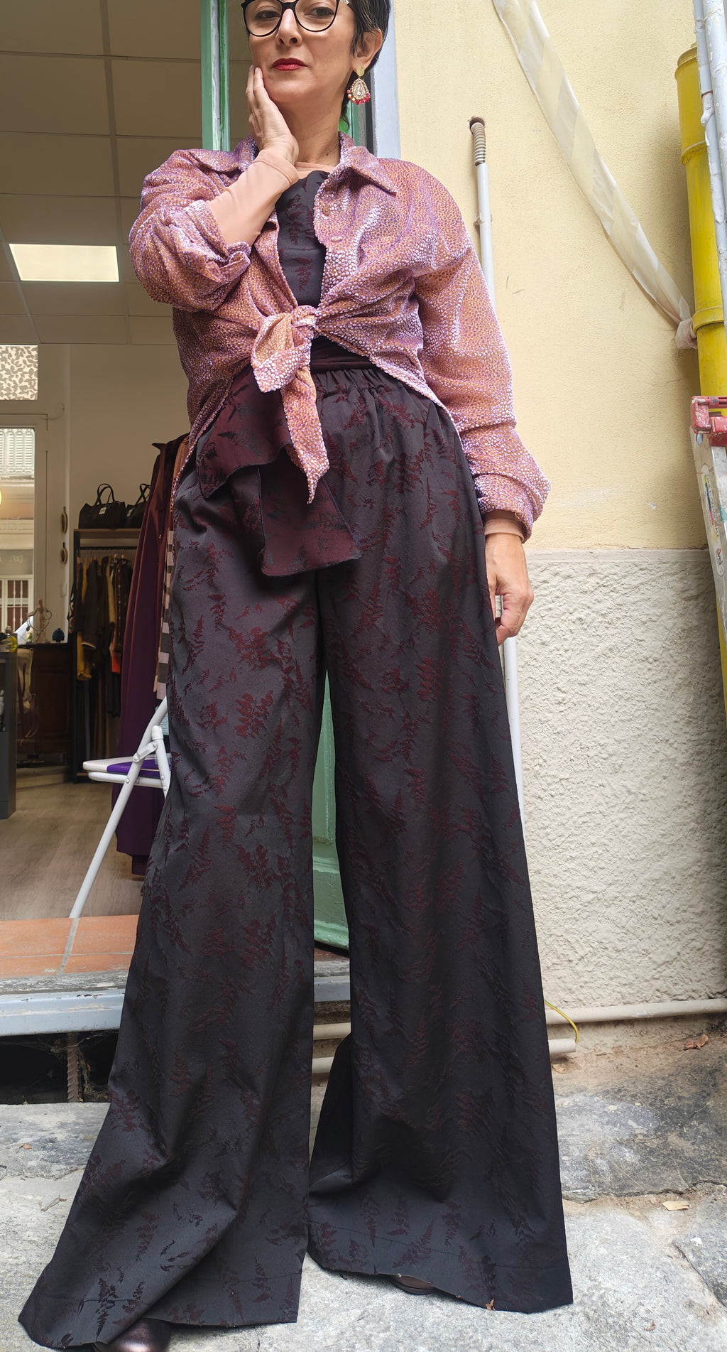 Tuta sartoriale Jacquard