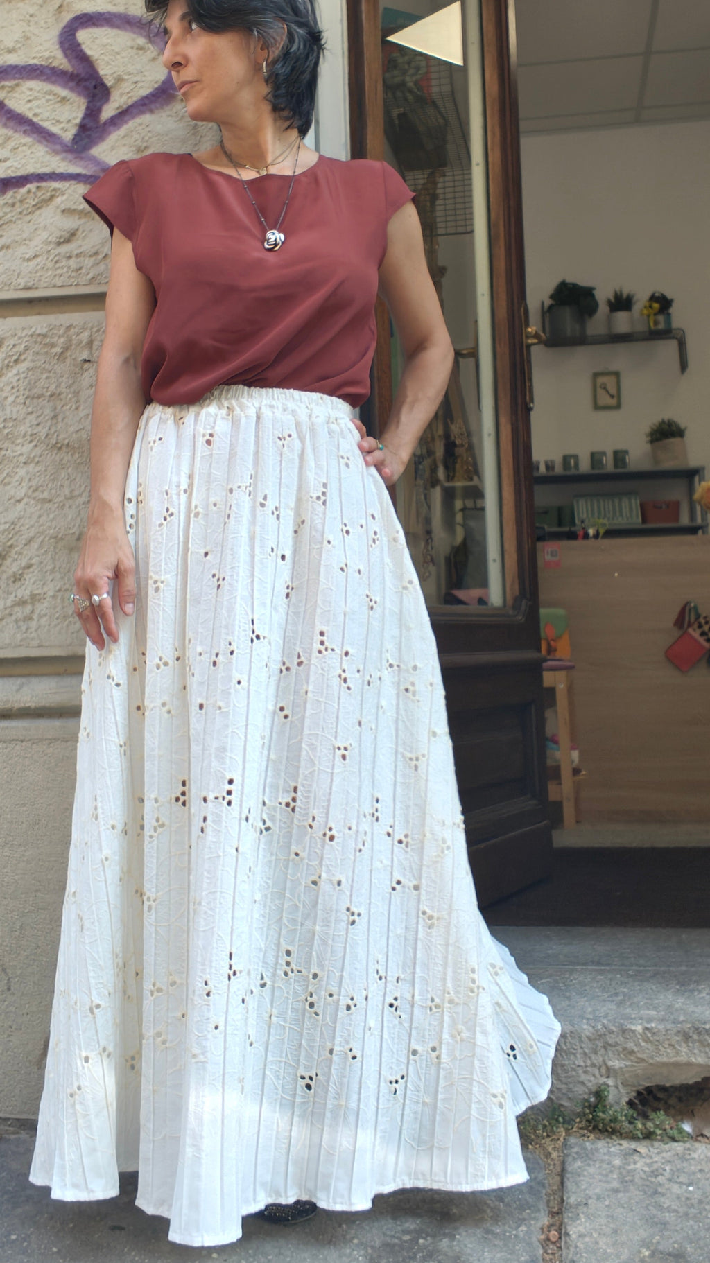 Gonna sartoriale Calla