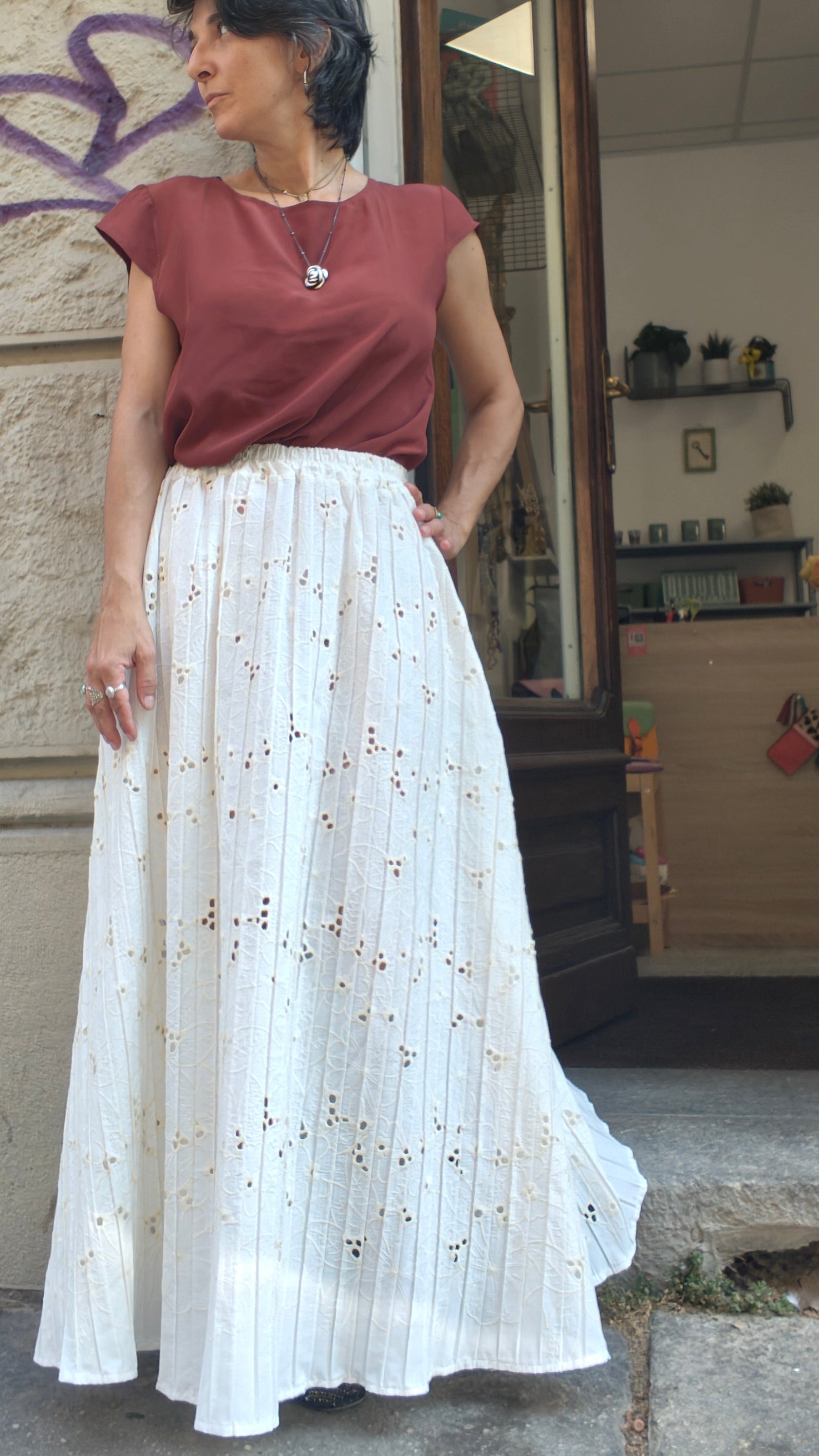 Gonna sartoriale Calla