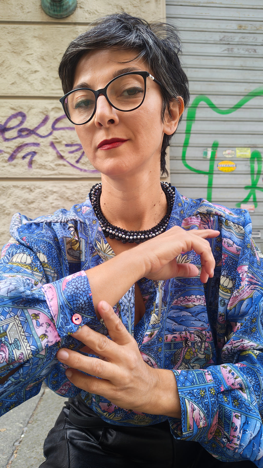 Blusa sartoriale Scherazade